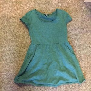 Emerald dress (with pockets!)